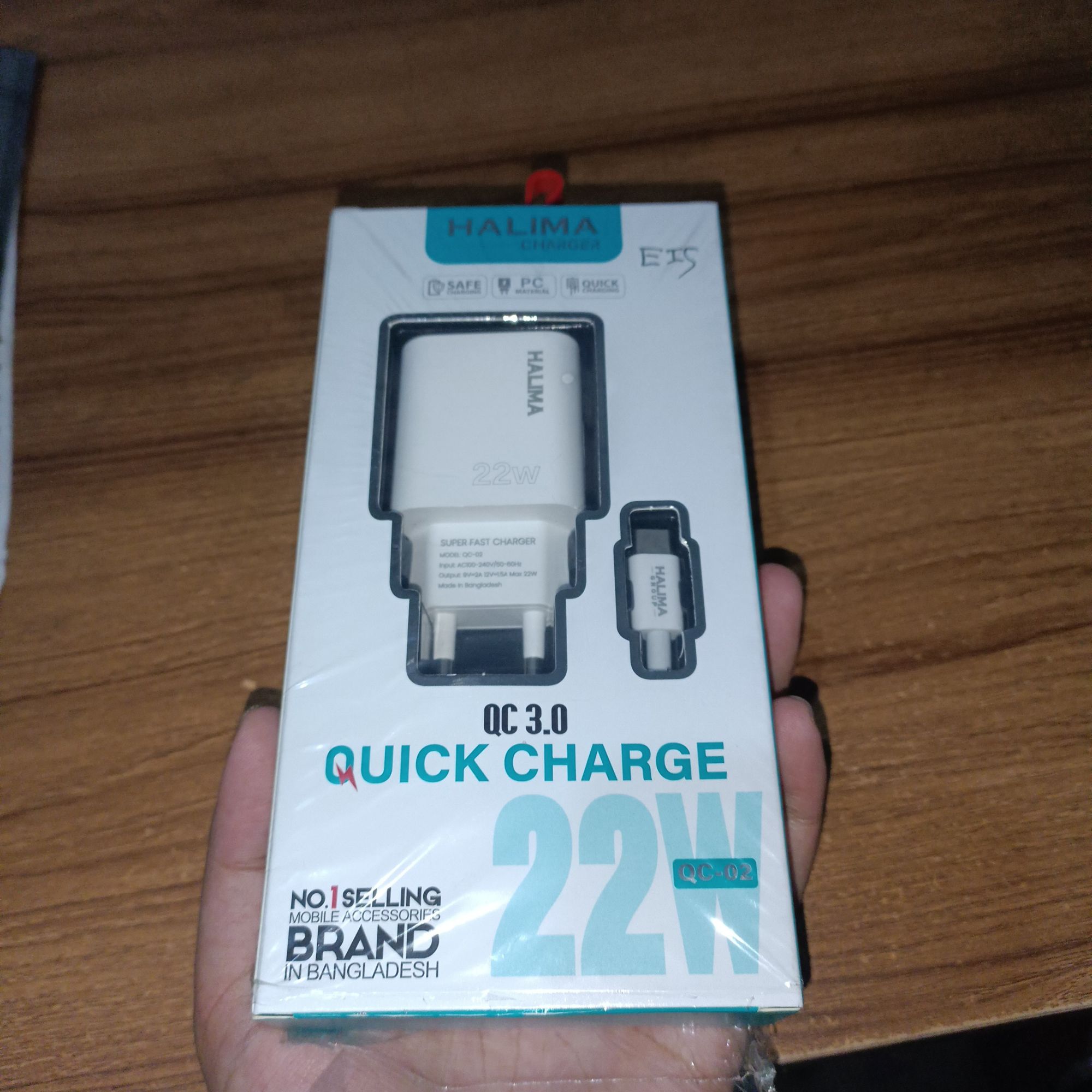 HALIMA TYPE C SUPER FAST CHARGER QC 3.0 ( 22W QC-02). 