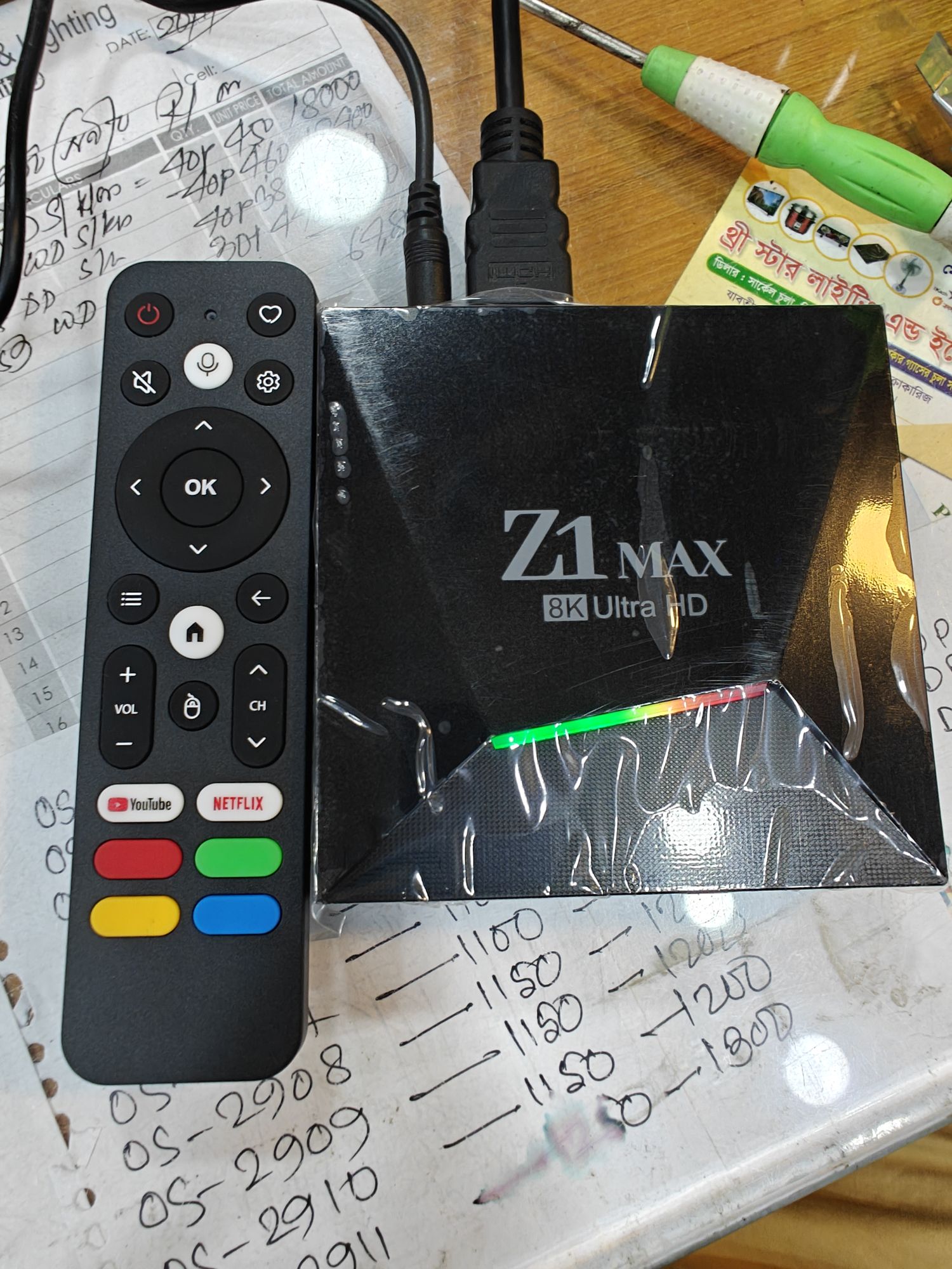 Z1 Android Tv Box with free Dish Chanel. | Daraz.com.bd