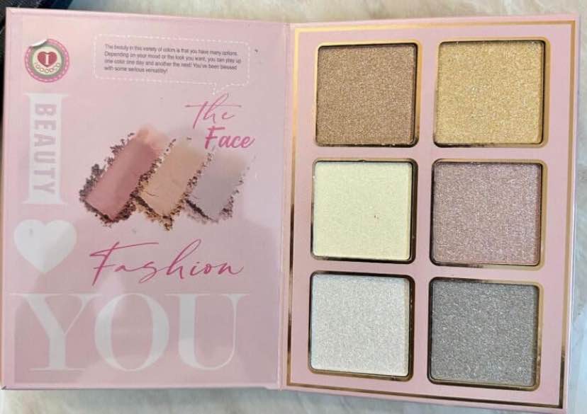NYLI Professional IGOODCO 5-in-1 Makeup Book Kit: Comprehensive Palette with All-in-One Glitter & Matte Eyeshadows, Highlighter, Blush, Contour, Lip Colors, and Eyebrow Enhancers (Multicolor). 