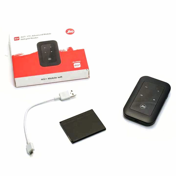 4G LTE-Advanced Mobile Wi-Fi Hotspot Pocket Router Jio WD680+. 