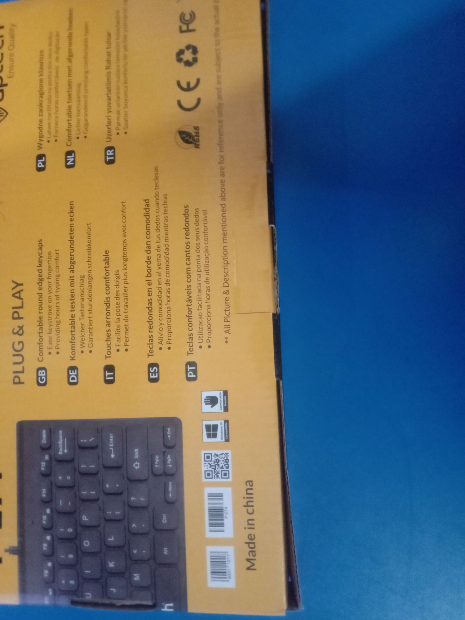 Aptech keyboard Good Quality laptop siz P-274. 