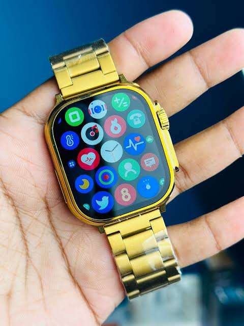 G9 Ultra Pro Gold Smart Watch with 2 Straps Men Ultra Series 9 NFC Bluetooth Call Watch for IOS&Android Phone. 