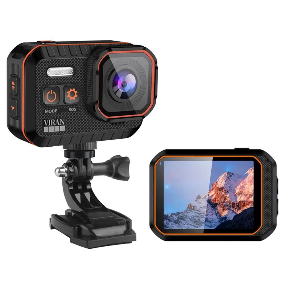 Action Camera 4K 60FPS Waterproof Sport Camera Drive Recorder Sports Camera Helmet Action Cam for Outdoor Sport