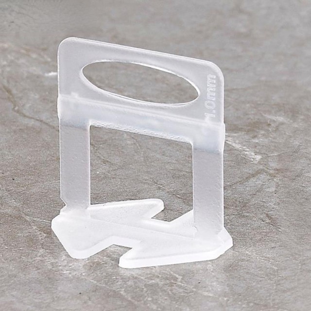 1mm 100PCS Tile Leveling System Clips PE Tiles Leveler Spacers Use For Ceramic Wall Tile Leveling System Construction Tools. 
