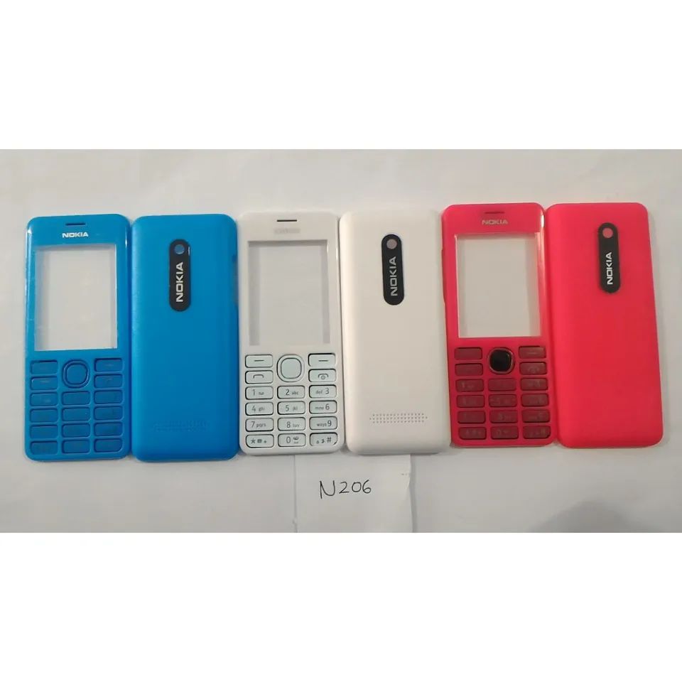 For Nokia N206 Front & Back Side Mobile Casing / Cashing with Keypad