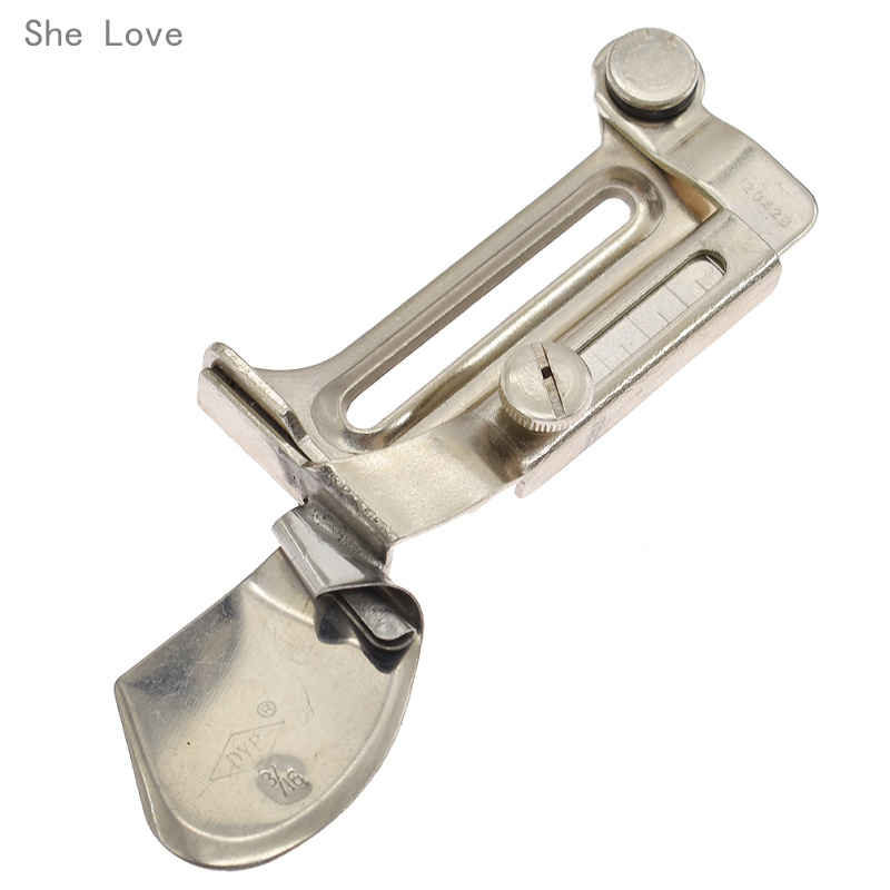 Chzimade Overlock Folder Bending Sewing Machine Foot A11/S72L Flat Hemmer BIinder Feet Diy Sewing Machine Knitting  Accessories. 