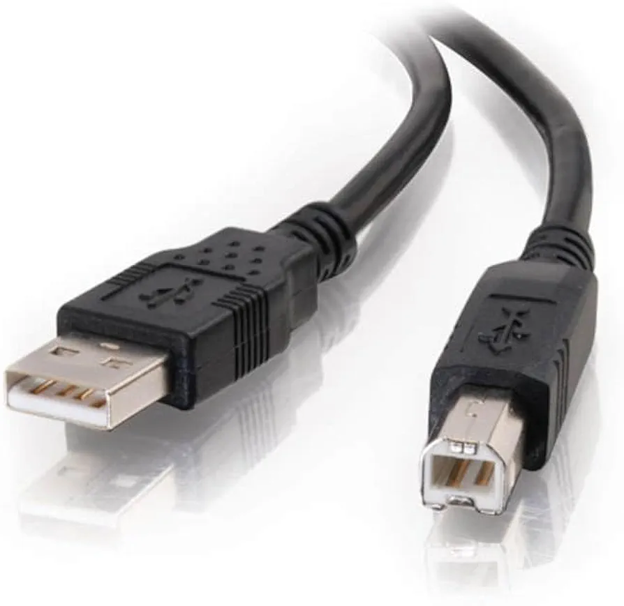 USB Cable, USB 2.0 Cable, USB A to B Cable,   (3 Meters), Black, Cables