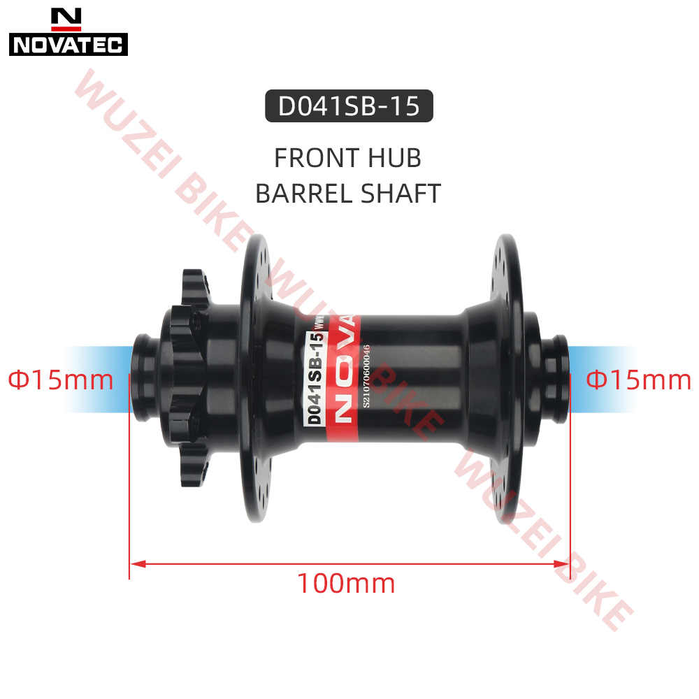 NOVATEC D041SB-15/B15 thru-axle Mountain Bike Front Hub 32H 15X110MM 15X100MM Only the Front Hub is for Shimano MTB Axle HUB. 