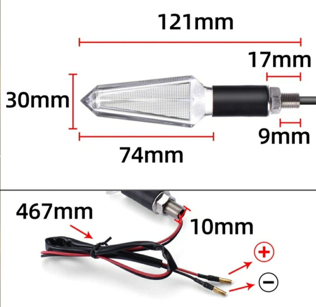 LED Motorcycle Turn Signal Lights Indicator Lamp Accessories Bright For YAMAHA FZ8 FZ6 XSR700 XSR900 XSR 900 XV950 XV 250 950. 