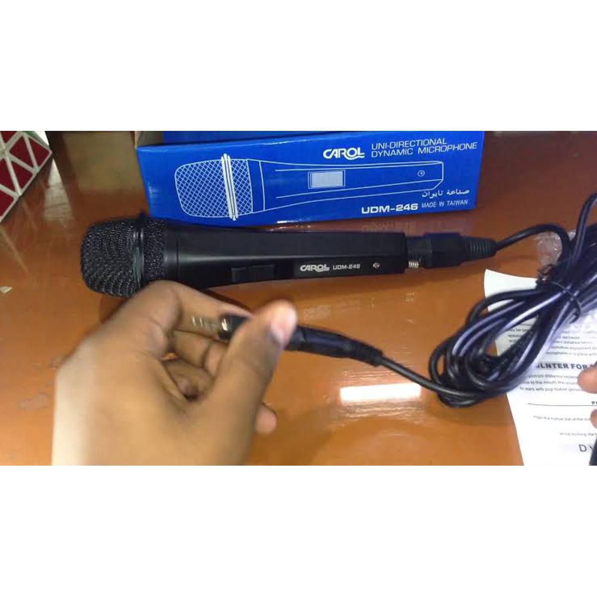 Uni-directional dynamic microphone, Carol Micro Phone - UDM 246 Made In Taiwan. 