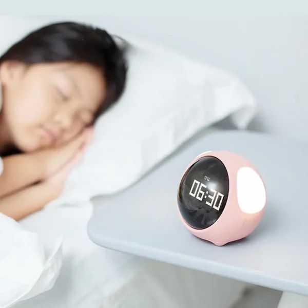 Xiaomi Cute Expression Alarm Clock With Light. 