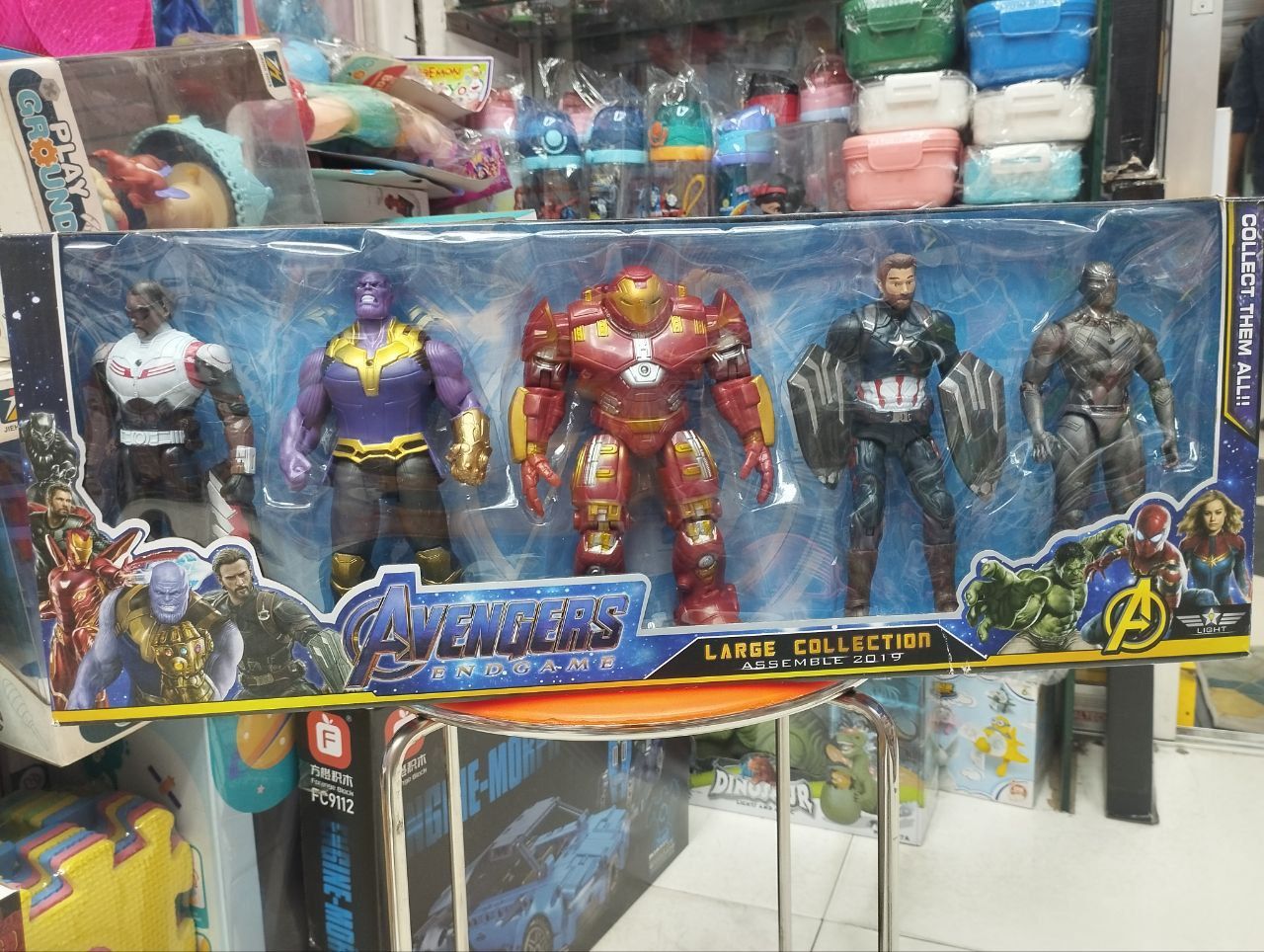Avengers Endgame Action Figure Thor Hulk Buster Ironman Sipderman Thanos 5p