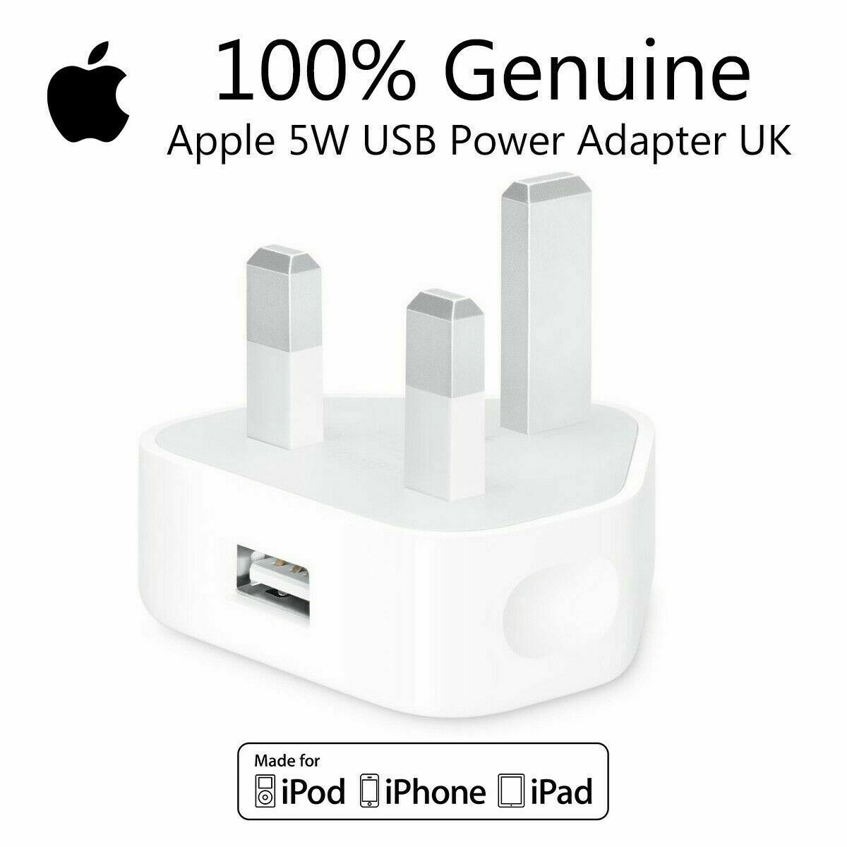iPhone XS Max 5w Charger With  Lightning USB Cable Fast Charging