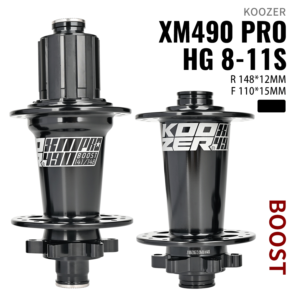 Koozer MTB Bicycle Hub XM490 PRO CR-MO Steel Boost 28H 32 Holes 15x110 12x148MM TA Thru HG XD MS SX GX NX 10 11s 12s THRU Bike. 