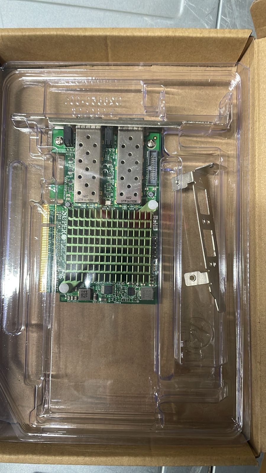 Supermicro AOC-STGN-I2S Dual Port 10GB SFP Intel 82599 Rev 2.0 Controller NIC E - Foto 4