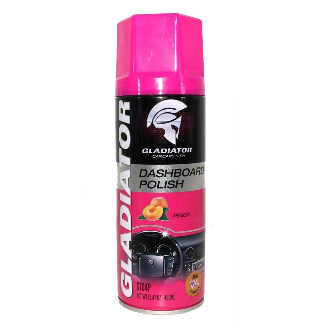 DASHBOARD POLISH GLADIATOR CAR CARE TECH PEACH 450ML Best Quality Products C-WEM