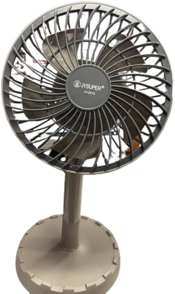 Rechargeable Multicolor Portable Mini Table Fan - JY-2218. 