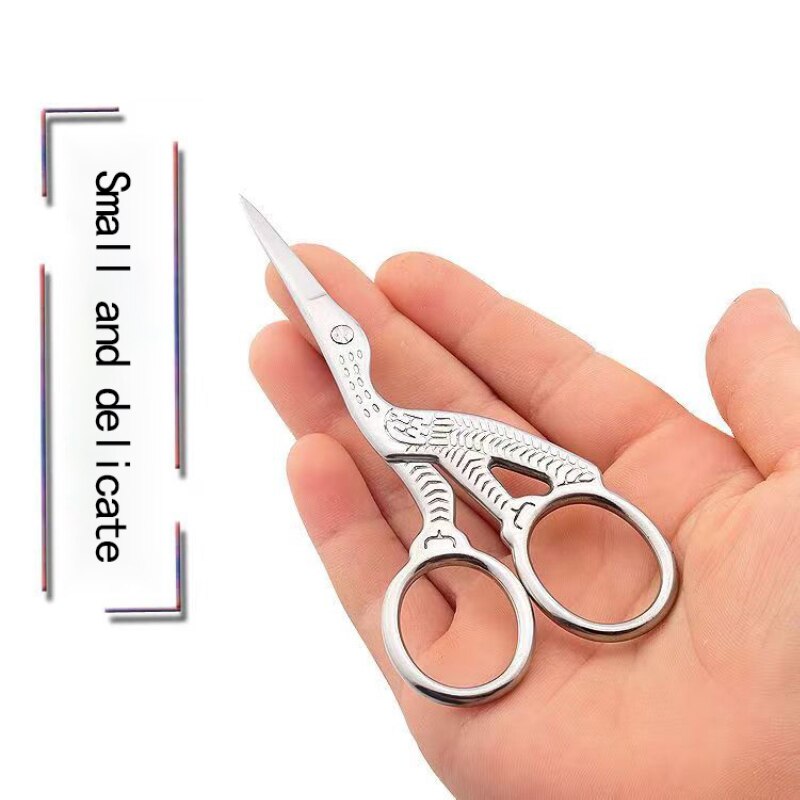 New Crane Cut Tea Bag Scissors Tea Bag Scissors Fishing Scissors Hand Cross Stitch Thread Scissors Household Small Scissors. 