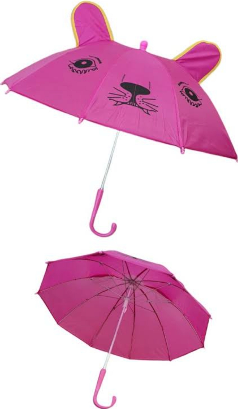 Kids Cat and multiple Ear Design Umbrella For Boys And Girls. 