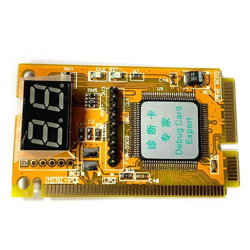Mini PCI PCI-E Debug Card Expert Fault Diagnostic 2-Digit Laptop Computer Motherboard Post Tester PCI Express PC Analysis Card. 