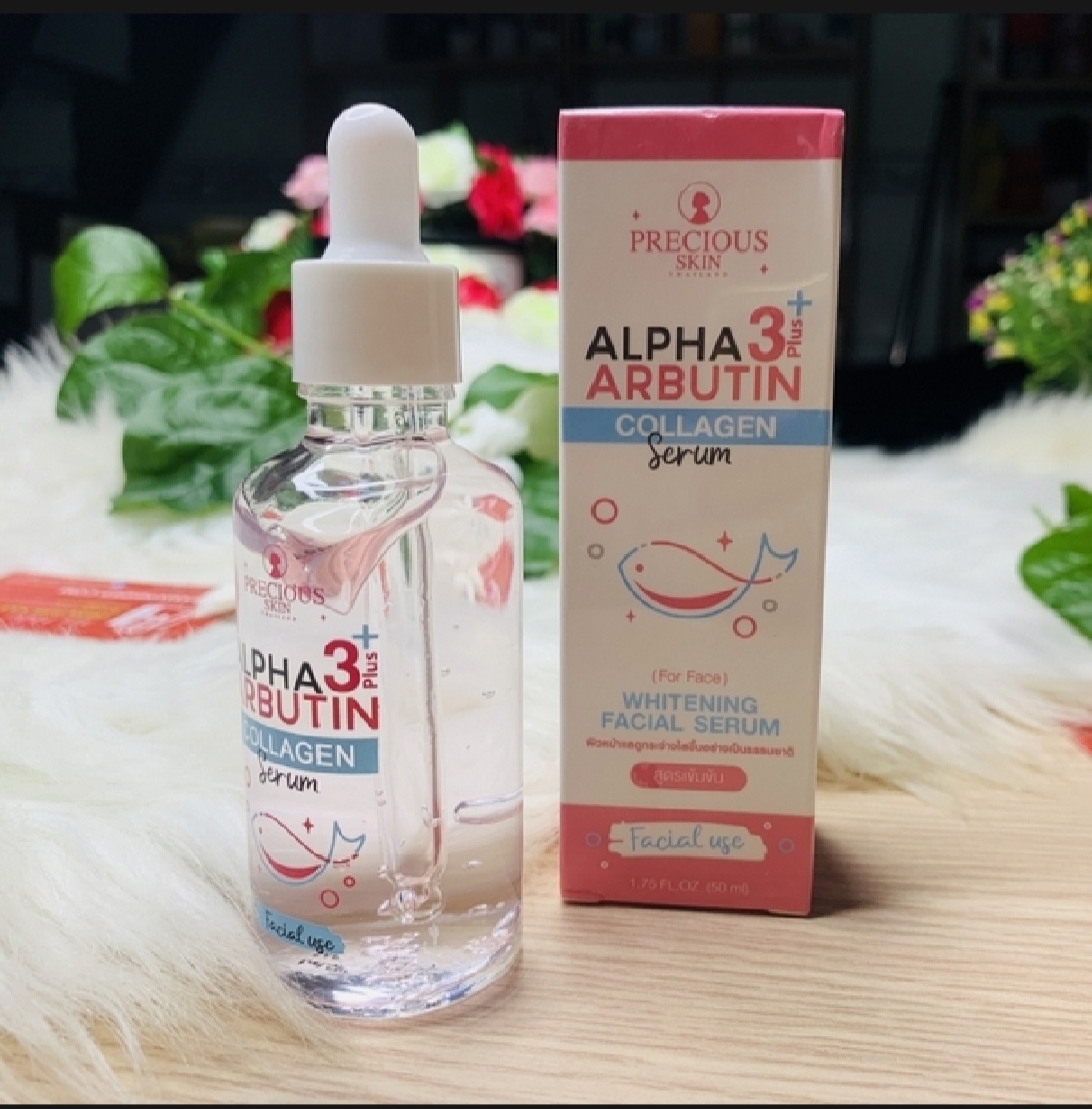 Precious Skin Alpha Arbutin Collagen Serum -50ml (Thailand)