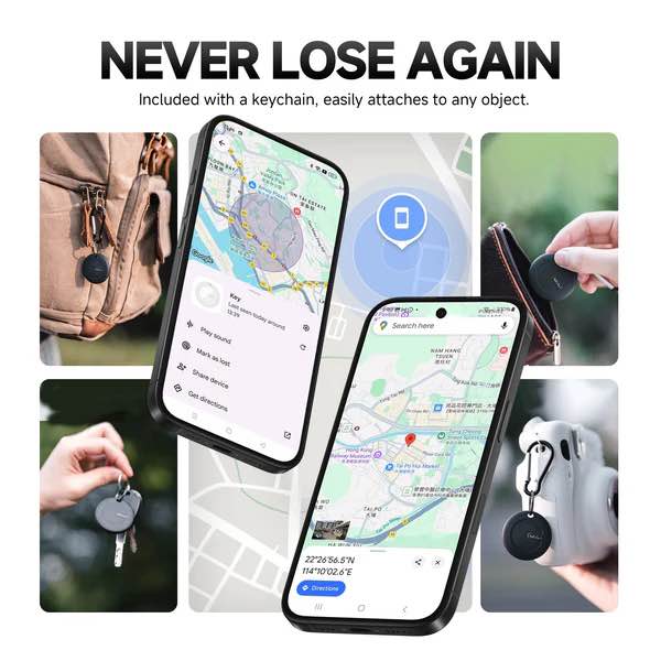 MiLi MiTag Android Location Tracker Device – Compatible with Google’s Find My Device(24 Months replacement warranty). 
