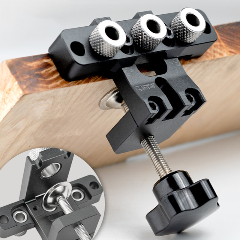 Precision Jig Dowel Cam Jig 3 In 1 Dowelling Jig Master Kit Wood Hole Drilling Guide Woodworking Position for DIY Wood Working. 