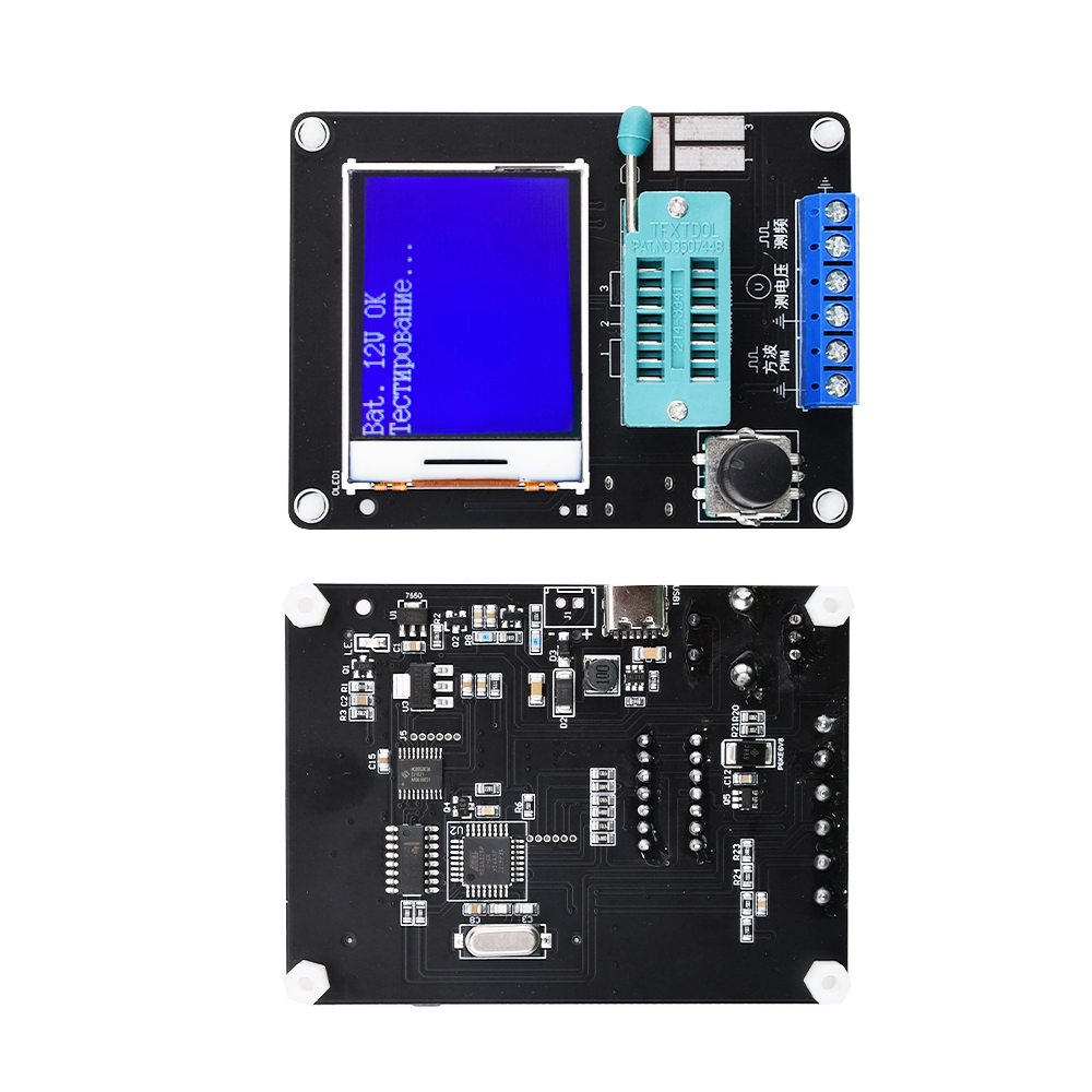 LCD Display GM328A Transistor Diode Tester Capacitance ESR Voltage Frequency Meter PWM Square Wave Generator Electronics Kit. 