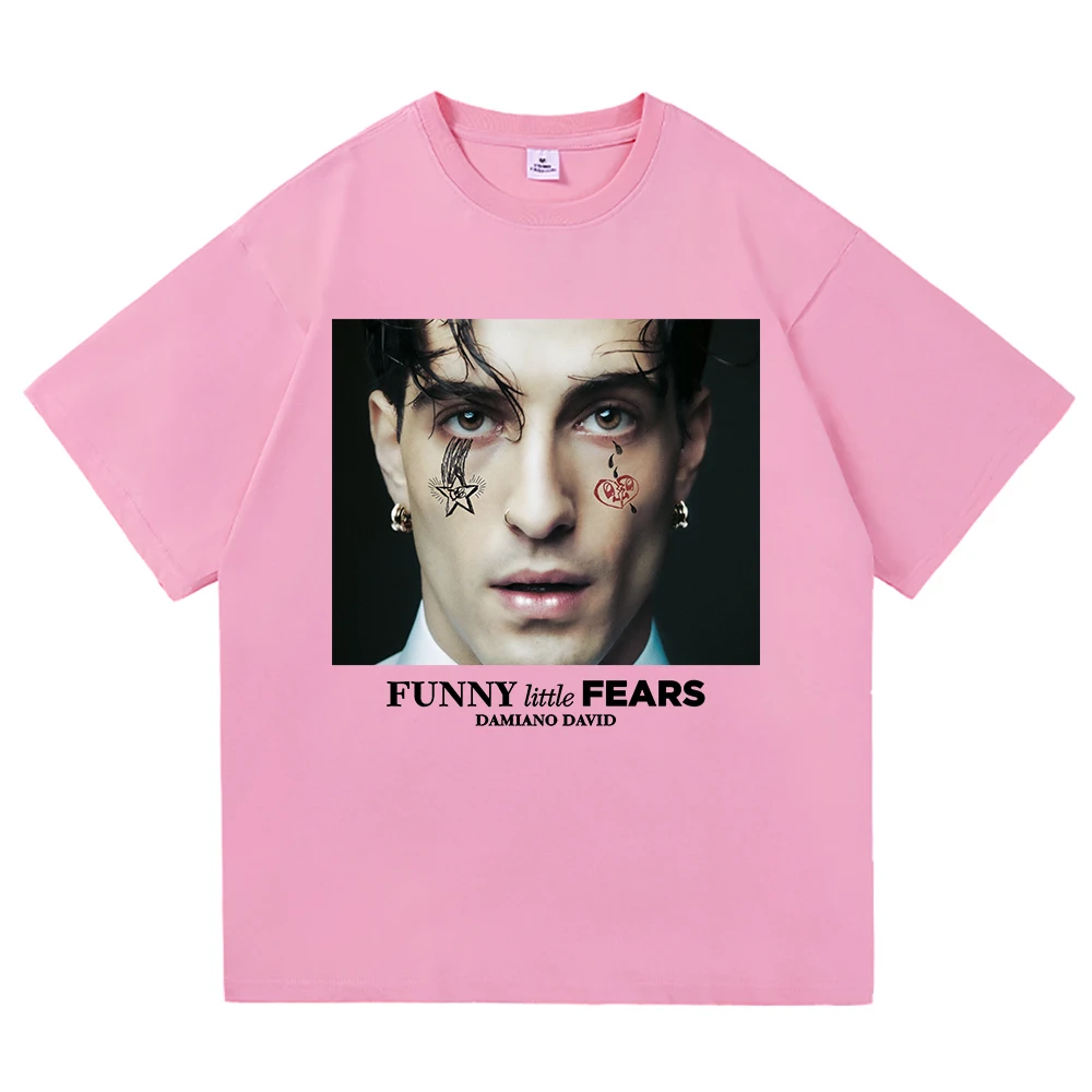 Damiano David Funny Little Fears T Shirt Women Harajuku Aesthetic