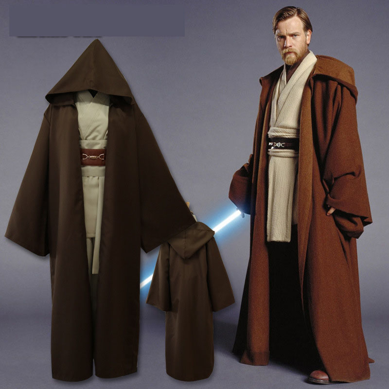 Darth Vader Cloak Cosplay Jedi Knight Anakin Skywalker Costume Replica Rob Cloak Halloween Party Outfits Clothes Plus Size