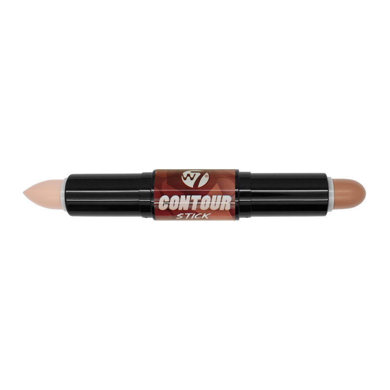 W7 Contour Stick - Double-Ended Creamy Contour & Highlight Makeup - Bronze, Shape & Define - (Medium)