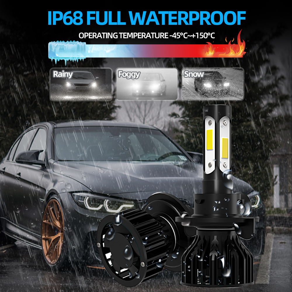 H8/H11 H13 Led Headlight Bulbs 240W 40000LM Canbus Car Lights H11 Turbo Auto Fog Lamp 6000K For Ford Focus 2008 2009 2010 2011. 