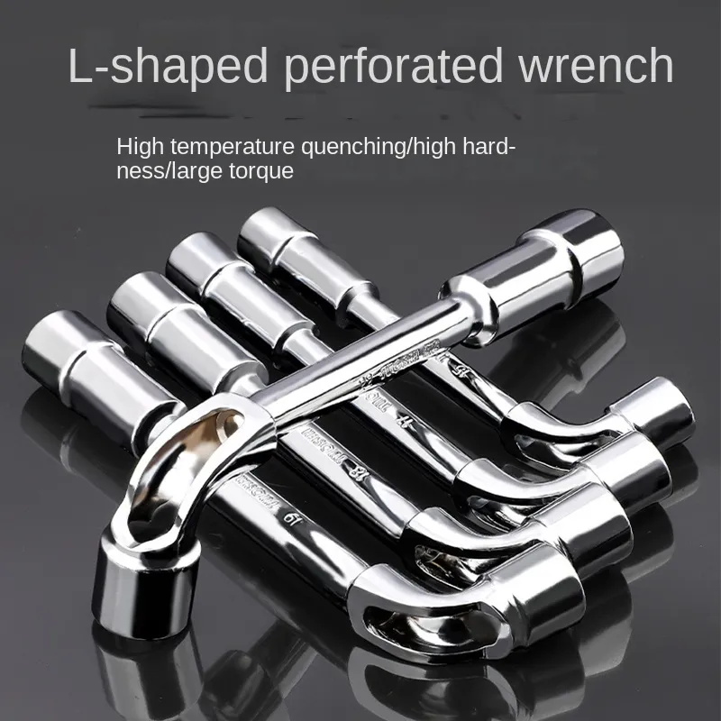 L-shaped Pipe Socket Wrench Car Repair Tool Set  Shaped Hexagonal Spanner Hand Tool Set Wrenchs Car Tool Set. 