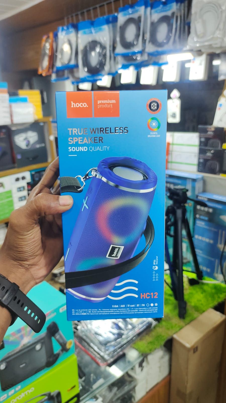 Hoco HC12 True Wireless Bluetooth Speaker. 
