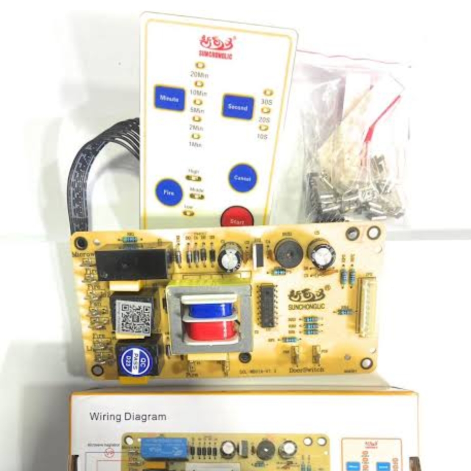 Suoer SON-WB01 Universal Microwave Oven Motherboard Computer Modification Board full Automatic with Function Keyboard for 20L to 30L. 