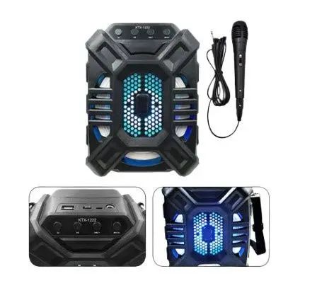 GTS -1222 New Portable DJ Speaker 6.5 Inch Multi Function Wireless Bluetooth Speaker with