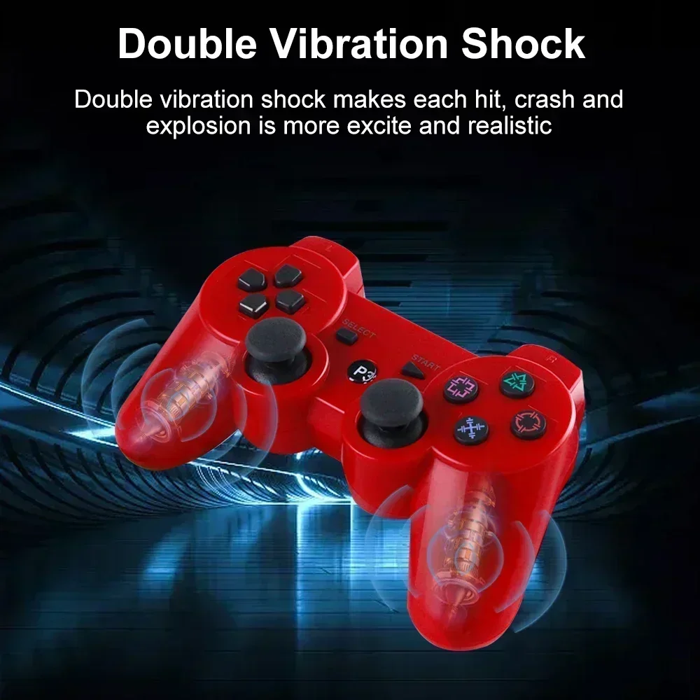 For SONY PS3 Controller Support Bluetooth Wireless Gamepad for Play Station 3 Joystick Console for PS3 Controle For PC. 