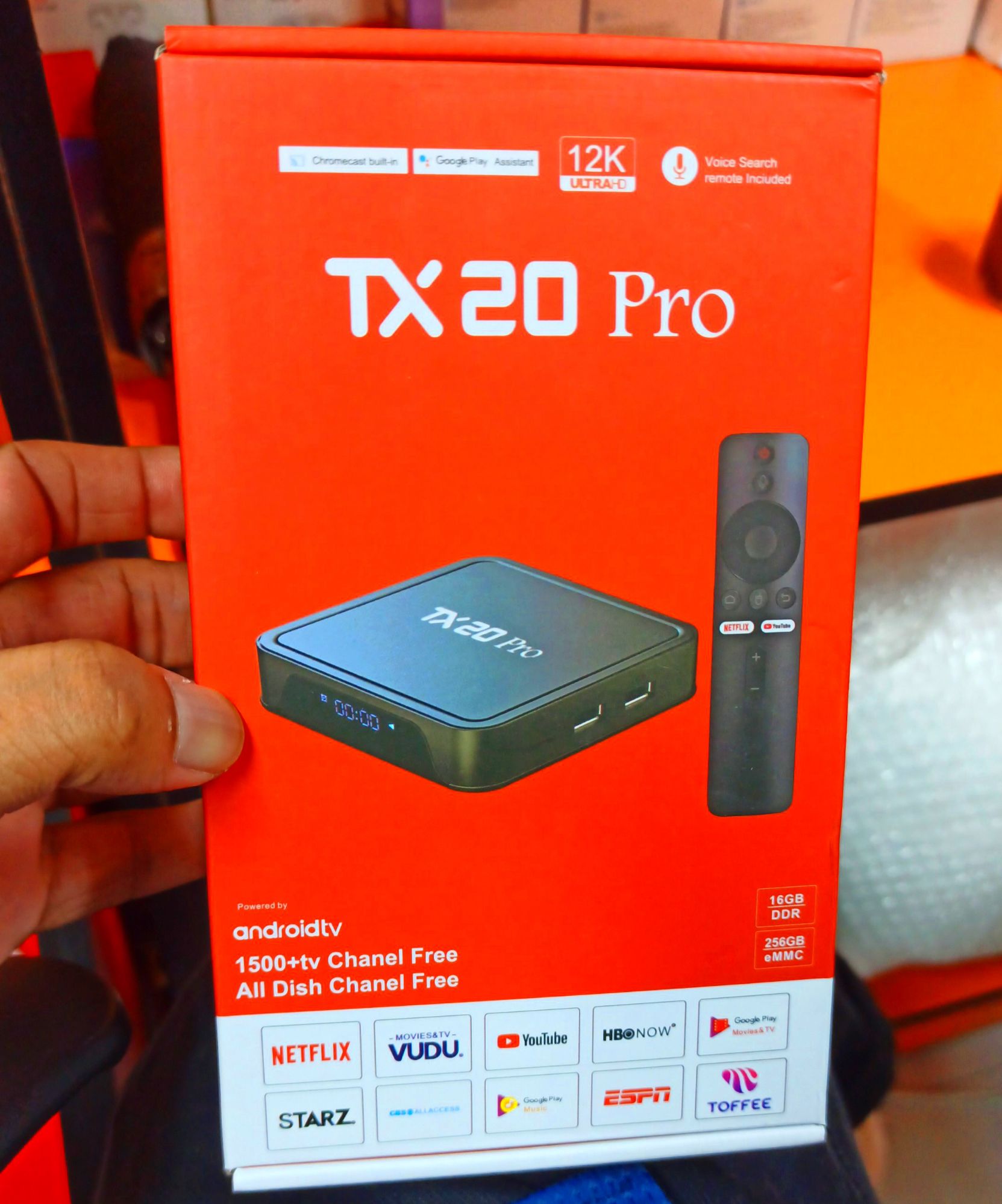 TX20 Pro 12K Ultra HD Best Android Smart TV Box. With Voice control, Bluetooth and Warranty. 