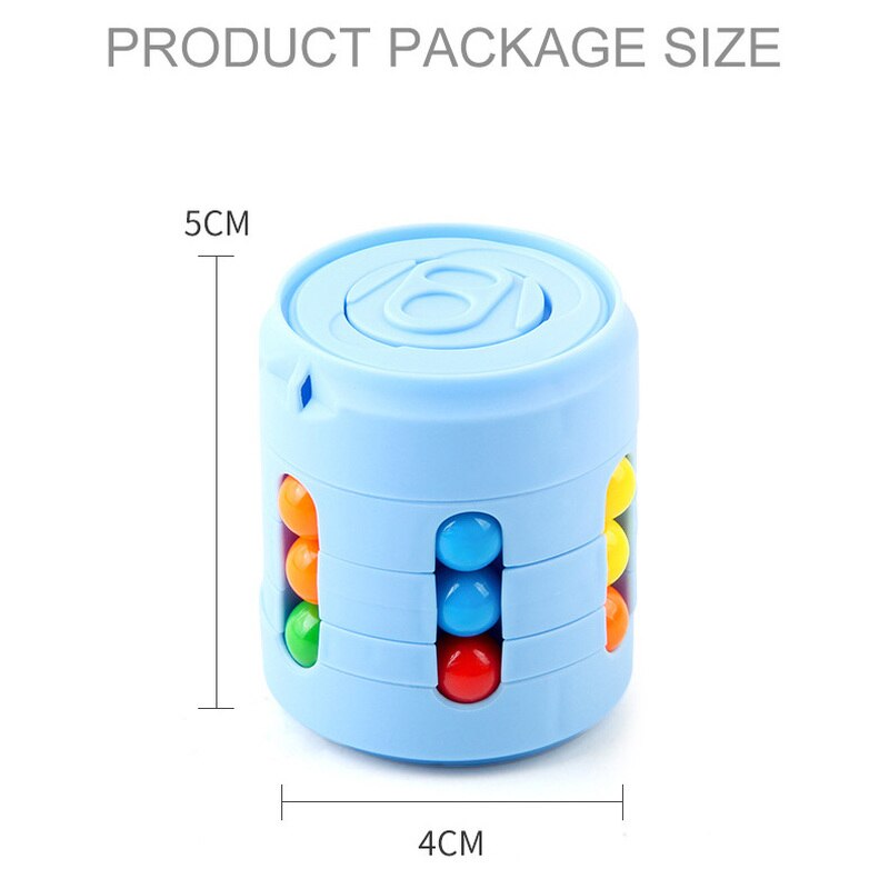 Multiple Functions Fidget Spinner Magic Colorful Beans Finger Spinning Relieves Stress Decompression Tool For Children And Adult. 