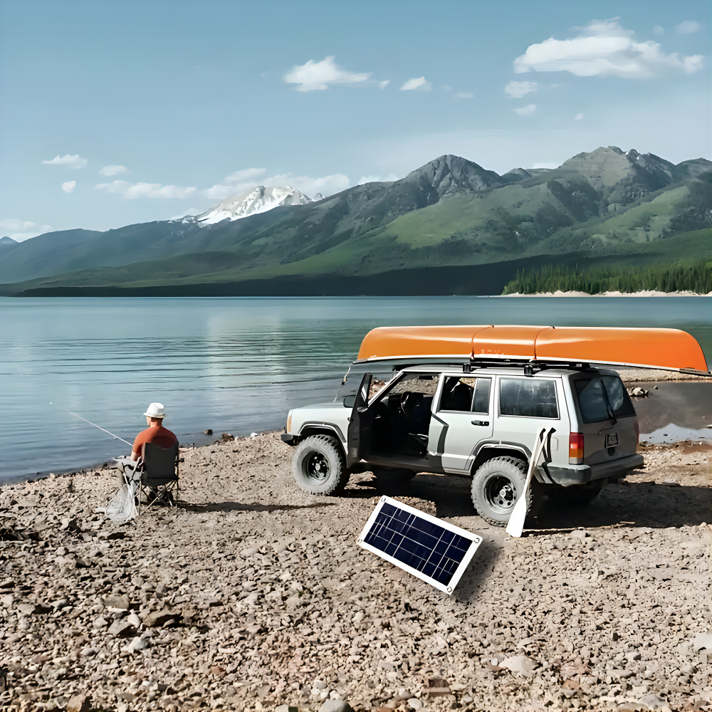 1 set, 30 Watt solar panel with 12V/24V controller for charging batteries for mobile phones, RVs, cars, MP3s, PADs, etc.. 