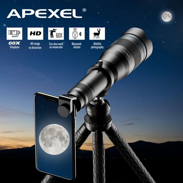 apexel 60x zoom lens price