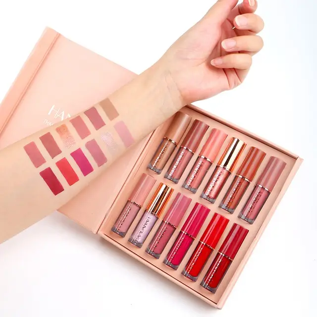 New 6 Colors Matte Lipstick Set Long-Lasting Private Label Lip Stick Makeup. 