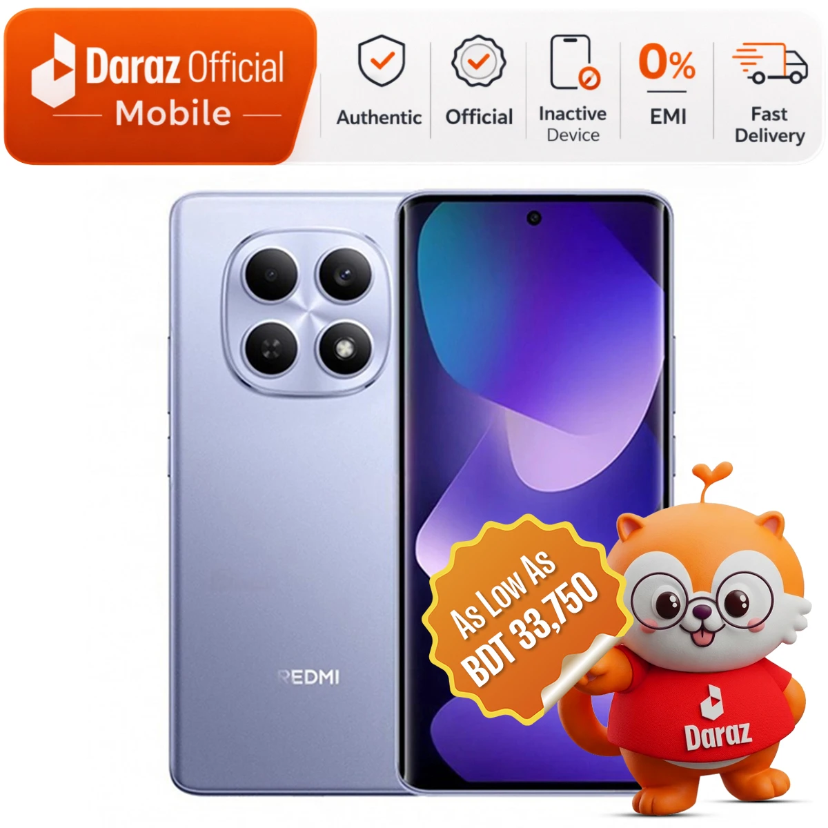 Xiaomi Redmi Note 15 5G 8GB/256GB | Snapdragon | Curved Display | Official