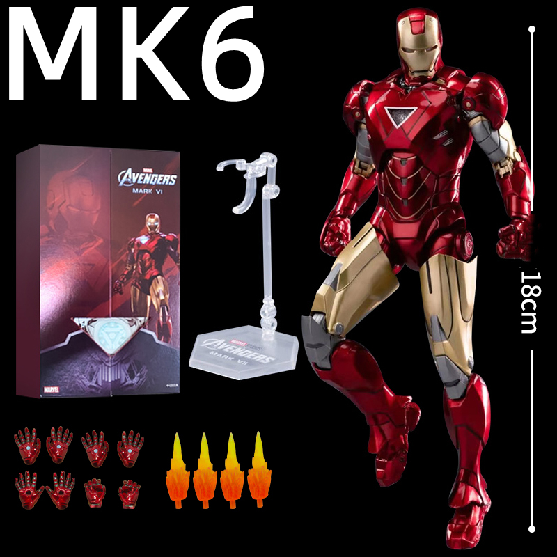 ZD Original Iron Man Legends Mk42 War Machine MK1 MK2 MK3 MK4 MK5 MK6 MK7 Spider Man Avengers Infinity War Action Figure. 