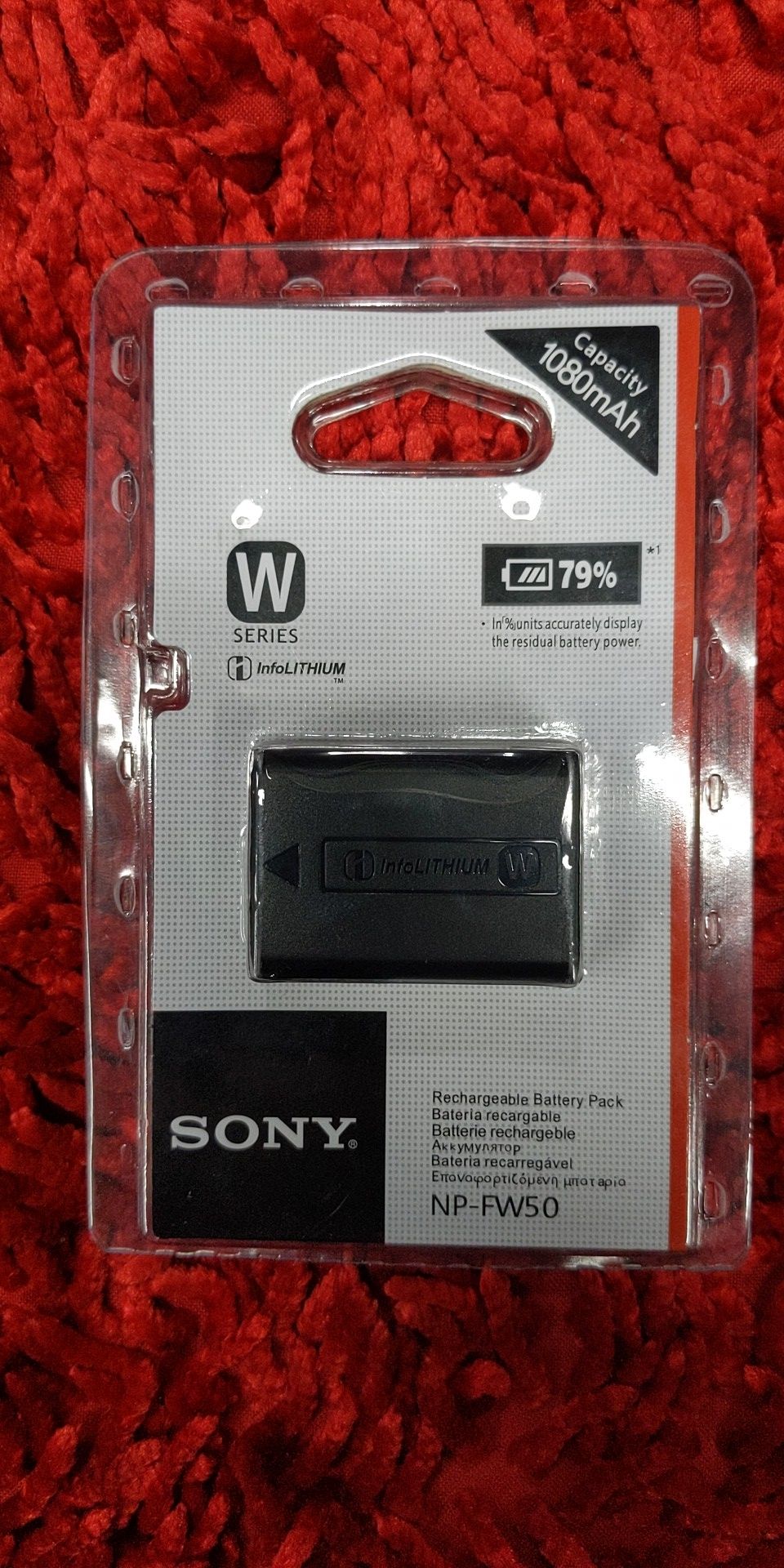 Sony NP-FW50 battery for a6000 / a6100/a6400/a6300 /a7ii. 