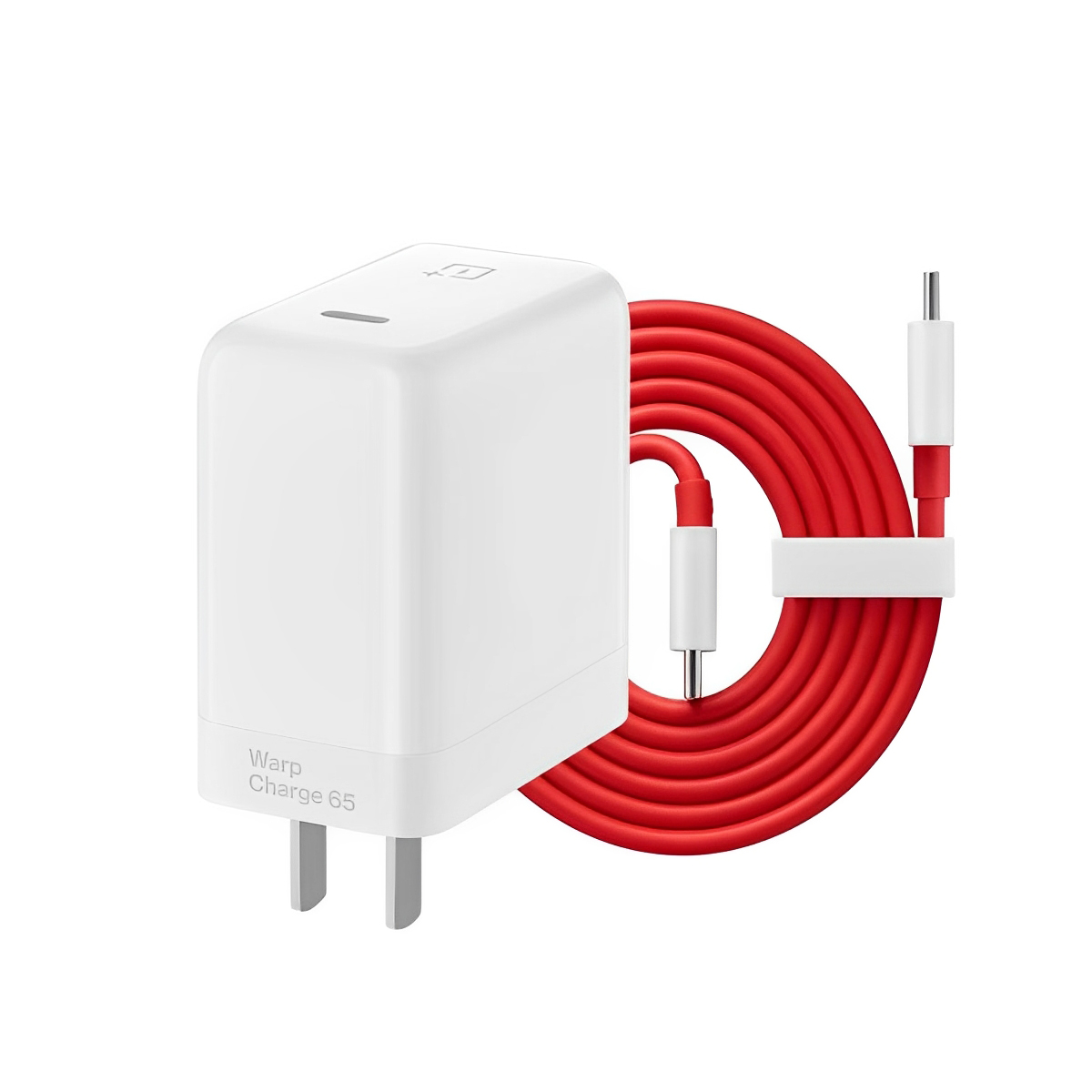 OnePlus (1+) GaN 65W Super warp Wall Charger with type-C cable  for oneplus 8t, 8, 9, 9r, 9pro