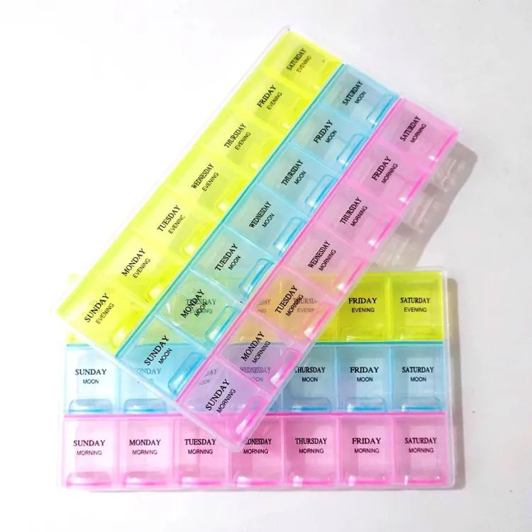 Weekly Medicin Organizer,3-Times-A-Day 7 Day