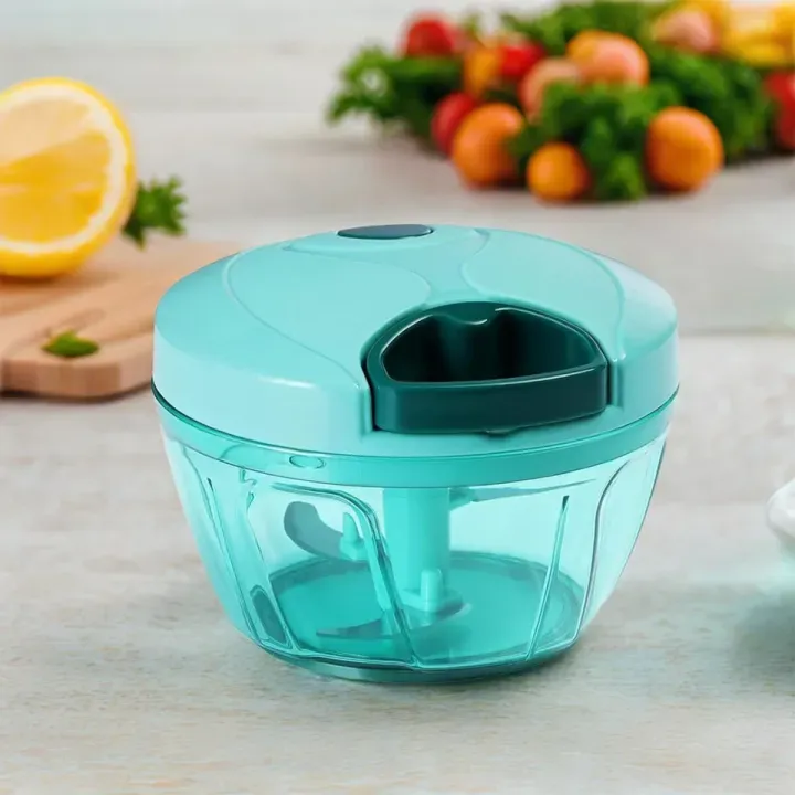 Handy Vegetable, Fruit, Dry Fruit Salad Maker Quick String Chopper Machine, With 3 Stainless Steel Blades
