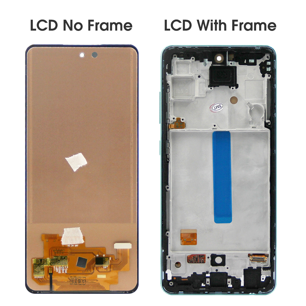 6.5" A52 4G Display Screen for Samsung Galaxy A52 A525 A525F A525M LCD Display Digital Touch Screen Assembly with Frame Assembly. 