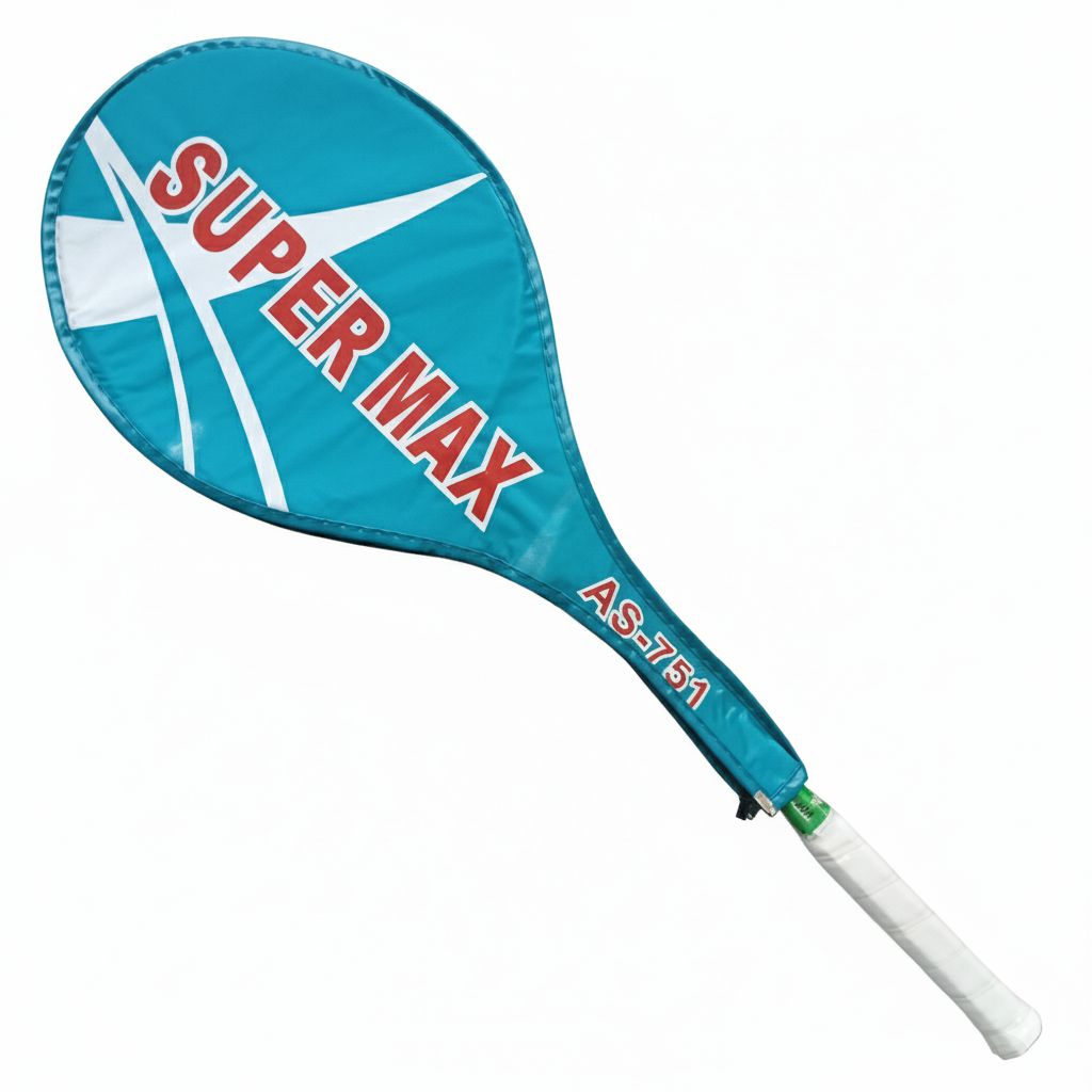 Badminton Racket Super Super Max Badminton Racket Set (AS-751) - Durable Single Steel Rackets ...